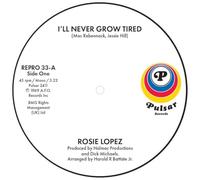 Rosie Lopez – Ill Never Grow Tired Too Hot To Hold – Vinilo