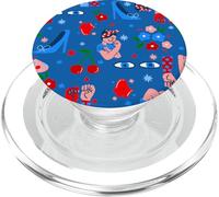 Rosie The Riveter Rockabilly caprichoso Vintage Feminista ww2 PopSockets PopGrip para MagSafe