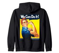 Rosie The Riveter We Can Do It Orgullo femenino Sudadera con Capucha