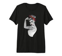 RosieTheRiveter - Pin-up Retro para niñas Camiseta Premium