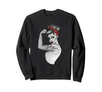 RosieTheRiveter Retro Pin Up Art para niñas Moderno Sudadera