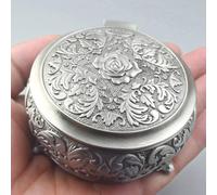 Rosiking Round Round Aloy Metal Music Box Wain Up Jewelry Antique Musical Cajas de Navidad Birthd Valentine's Day Regals Plays Anastasia-Once en