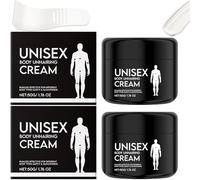 Rosino Unisex Body sinir crema, cabello sin dolor para hombres, crema depilatoria calmante impecable Eliminar cabello no deseado en un área íntima/privada, actuación suave y rápida (2Pcs)