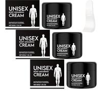 Rosino Unisex Body sinir crema, cabello sin dolor para hombres, crema depilatoria calmante impecable Eliminar cabello no deseado en un área íntima/privada, actuación suave y rápida (3Pcs)