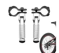 Rosixehird Estriberas para pasajeros - 1 reposapiés universales Metal para Motocicleta | Reposapiés Plegables para Marco Motocicleta para pasajeros, Bicicletas, Scooters, Motocicletas