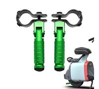 Rosixehird Reposapiés para Bicicleta,reposapiés Trasero Metal 1 par - Reposapiés Plegables para Marco Motocicleta para pasajeros, Bicicletas, scoote, Motocicletas