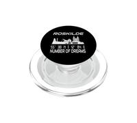 Roskilde Skyline GPS Coordenadas Paisaje Urbano Zelanda Dinamarca PopSockets PopGrip para MagSafe