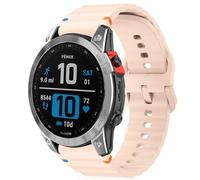 RosMank 20mm Correa de silicona Compatible con Garmin Forerunner 570 42mm/Forerunner 165/Vivoactive 6/Vivoactive 5, Correa de Repuesto para Garmin Venu Sq 2/Approach S50/S44, Rosa