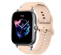 RosMank 20mm Correa para Amazfit T-Rex 3 Pro 44mm/Active2/Active/GTR Mini/GTS 4/GTS 3/GTS 2/GTR 42mm, Correa de Repuesto de Silicona Suave para Amazfit Bip 3/Bip S/Bip Lite/Bip U Pro, Rosa