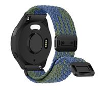 RosMank 20mm Trenzada Correa trenzada compatible con Garmin Forerunner 570 42mm/Forerunner 165/Vivoactive 6/Vivoactive 5, Correa de repuesto de nailon para Garmin Venu Sq 2/Approach S50/S44