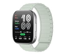 RosMank 22mm Correa de silicona Compatible con Amazfit Balance/Bip 6/Bip 5/GTR 4/GTR 3/GTR 2/GTR 47mm, Correa de Repuesto Magnética para Amazfit Cheetah/Cheetah Pro/Stratos 3/2s, Verde
