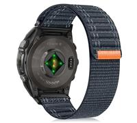 RosMank 22mm Quickfit Correa de Nailon para Garmin Fenix 8 E 47mm/7 Pro/7/6 Pro/6, Reemplazo Correa Ondulada para Tactix 8 47mm/Instinct 3 E 45mm/Forerunner 970/Descent G2/Epix/Approach S70 47mm/MARQ