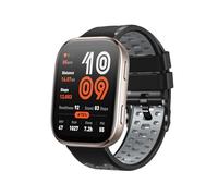 RosMank 22mm Silicona Correa para Amazfit Balance/Bip 6/Bip 5/GTR 4/GTR 3, Bicolor Correa de Repuesto para Amazfit Cheetah/Stratos 3 2s, Gris Negro