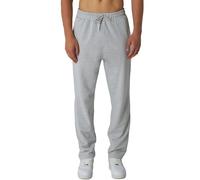ROSS CAMP Pantalones de chándal para hombre, pantalones largos de algodón, pantalones de ocio, pantalones de entrenamiento, pantalones de chándal para correr, anchos y modernos, gris, L
