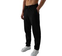 ROSS CAMP Pantalones de chándal para hombre, pantalones largos de algodón, pantalones de ocio, pantalones de entrenamiento, pantalones de chándal para correr, anchos y modernos, Negro , 3XL