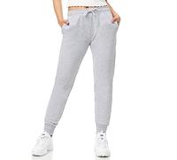 ROSS CAMP Pantalones deportivos mujer algodón, pantalones de chándal mujer, pantalones de verano mujer, para yoga y fitness, pantalones de mujer modernos y cómodos de cintura alta, gris, XXL
