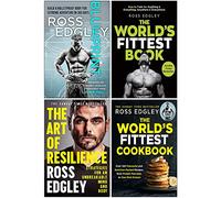 Ross Edgley Collection 4 Books Set (Blueprint[Hardcover], The World's Fittest Book, The Art of Resilience, The World’s Fittest Cookbook)
