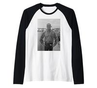 Ross Kemp Grant Mitchell filmando Eastenders en los muelles Camiseta Manga Raglan