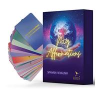 Ross Manifestation Daily tarjetas de afirmacion y Decretos Diarios para Empoderamiento, Agradecimiento y Manifestación. Meditación, Motivación e Inspiración - 50 tarjetas - Español/Inglés