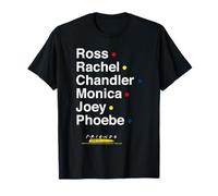 Ross Rachel Chandler Monica Joey Phoebe Amigos Reunión Camiseta