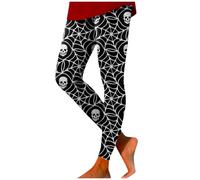 Rossi Niña con Estampado Rugby Moda Casual Mujer Pantalones de Yoga Leggings Capri Pantalones Fitness Algodón, F-plata, XXL