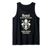 Rossi Santa Maria Novella Calcio Storico Florencia Italia Camiseta sin Mangas