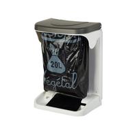 Papelera interior de mueble de cocina 20L con desenrollador de bolsa, apertura automática con la puerta del armario, instalación fácil INO ROSSIGNOL