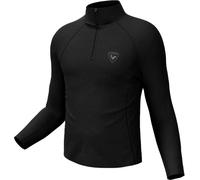 Rossignol - Ropa interior térmica - Classique 1/2 Zip Black - Talla XXL - Negro Negro XXL