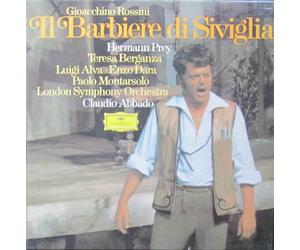 Rossini Gioacchino und Hermann Prey - Gioacchino Rossini - Hermann Prey · Teresa Berganza · Luigi Alva · Enzo Dara · Paolo Montarsolo - London Symphony Orchestra, The - Claudio Abbado - Il Barbiere Di Siviglia - Deutsche Grammophon - 2720 053