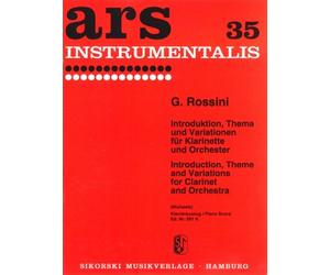 ROSSINI - Introduccion, Tema y Variaciones para Clarinete y Piano (Michaels)