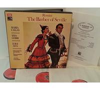 ROSSINI, MARIA CALLAS, TITO GOBBI, LUIGI ALVA, PHILHARMONIA ORCHESTRA AND PHILHARMONIA CHORUS, ALCEO GALLERIA - ROSSINI, MARIA CALLAS, TITO GOBBI, LUIGI ALVA, PHILHARMONIA ORCHESTRA AND PHILHARMONIA CHORUS, ALCEO GALLERIA the barber of seville, SLS 853, 3 record box set, libretto.