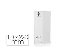 Rossler Papier Sobres 220702511 Gris Papel 110 x 220 mm