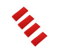 (rosso) Decorazione per bracciolo tetto auto, rivestimento in morbida pelle scamosciata, maniglia di