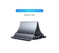 (Rosso) Soporte vertical para computadora portátil 2 en 1, soporte para mesa Gravity Stand portátil