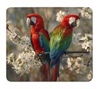 Rosso Tappetino Mouse Piccolo 200x150x3mm, Tappetino Scrivania con Bordo Cucito, Mousepad Impermeabile e Antiscivolo, Pratica e Facile da Pulire, Accessori Gaming, Regalo Uomo, Samurai 7-4191