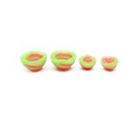 (Rosso Verde) Besegad 4 pezzi/set di cuscinetti di raffreddamento per laptop, raffreddatori a sfera