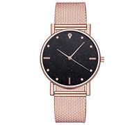 ROSSOM Reloj de Hombre Relojes de Lujo Reloj de Cuarzo de Moda para Mujer Esfera de Acero Inoxidable Reloj de Pulsera Informal Reloj Montres Femmes s Masculinos