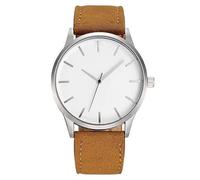 ROSSOM Reloj para Hombre 2023, Reloj de Moda para Hombre, Relojes sin Logotipo, Correa de Cuero, Reloj de Pulsera de Cuarzo, Relojes Deportivos Militares para Hombre, Masculino