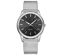 ROSSOM Reloj para Hombre con Banda Superior, Reloj de Acero Inoxidable para Mujer, Relojes Digitales Luminosos Informales a la Moda, Reloj de Pulsera con Esfera Negra para Mujer