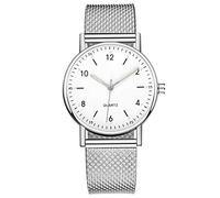 ROSSOM Reloj para Hombre con Banda Superior, Reloj de Acero Inoxidable para Mujer, Relojes Digitales Luminosos Informales a la Moda, Reloj de Pulsera con Esfera Negra para Mujer