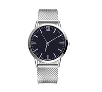 ROSSOM Reloj para Hombre, Correa de Malla de Gel de sílice para Mujer, Reloj Informal con Correa de Malla, Reloj Masculino para Hombre