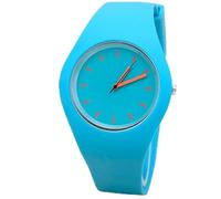 ROSSOM Reloj para Hombre Moda para Hombre Reloj para Mujer Color Crema Ultrafino Regalo de Moda Correa de Silicona Reloj de Ocio Ginebra Reloj de Pulsera Mujer Relojes de gelatina