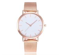 ROSSOM Reloj para Hombre, Novedad de 2023, Reloj de Cuarzo Informal Dorado a la Moda, Relojes de Acero Inoxidable de Malla metálica para Mujer, Relojes de Pulsera para Hombre, Gran Oferta