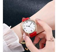 ROSSOM Reloj para Hombre, Red Popular para Mujer con decoración de Estrellas, Reloj con cinturón Salvaje, Reloj de Pulsera de Cuarzo de Estilo Simple a la Moda