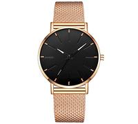 ROSSOM Reloj para Hombre, Reloj mecánico Resistente al Agua, Correa de Malla para Hombre, Reloj de Cuarzo Ultrafino, Reloj Luminoso automático, Reloj de Marca Superior Relogio