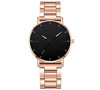 ROSSOM Reloj para Hombre, Relojes para Hombre 2023, Reloj de Pulsera Ultrafino Elegante de Lujo para Hombre, Reloj de Cuarzo de Malla de Acero Inoxidable para Negocios, Producto en Oferta