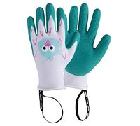 ROSTAING Guantes de jardinería para niños MARGOT - Un par de guantes de jardinería y bricolaje - Para las manos pequeñas y delicadas y la seguridad de sus hijos, verdes