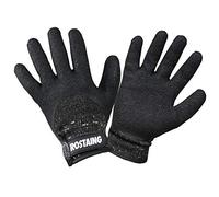 ROSTAING - Guantes mixtos Macpro para trabajos de construcción, negro, 2 unidades (lote 1) EU