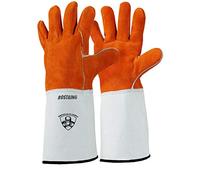 Rostaing SPLITWELD-IT08 - Guantes profesionales de protección normalizados para soldadura a punto de manipulación caliente, piel SPLITWELD-IT08 (talla 08, naranja)