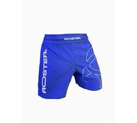 ROSTER. BJJ Pantalones Cortos de Entramiento, MMA, Boxeo, Kick Boxing, Unisex (FR/ES, Letras, L, Regular, Regular, Azul)